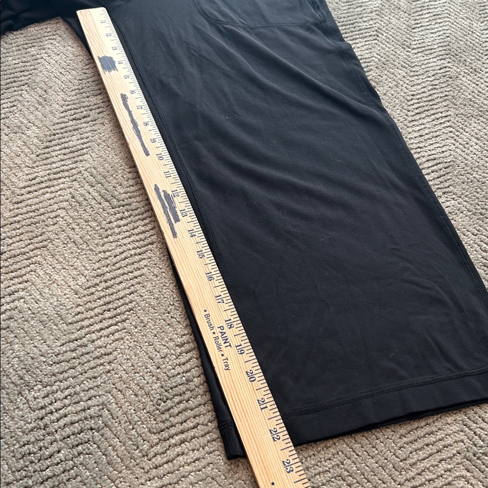 Lululemon Align Wide-Leg Crop Pants Black Size 10 | Nulu High-Rise Yoga - Picture 12 of 13